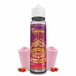 Milkshake fraise 50ml - Liquideo