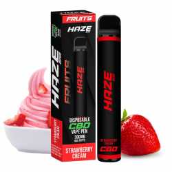 Vape Pen CBD Strawberry Cream - Haze Bar