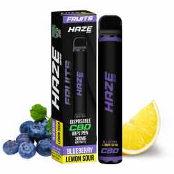 Vape Pen CBD Blueberry Lemon Sour - Haze Bar