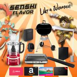 Pack 40 Senshi Flavor / 60 Like A Woman + Cadeau