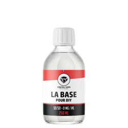 Base 50/50 250ml - Cristal vape