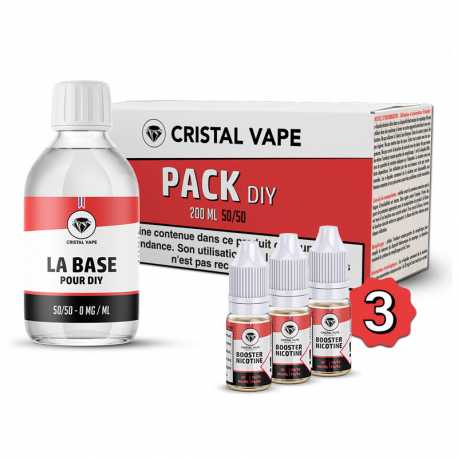 Pack DIY 200ml - Cristal Vape