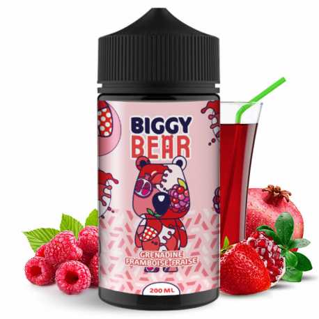 Grenadine Framboise Fraise 200ml - Biggy Bear