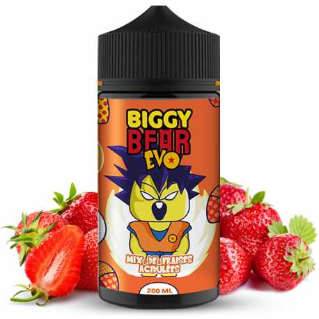 Mix de Fraise Acidulées 200ml EVO - Biggy Bear