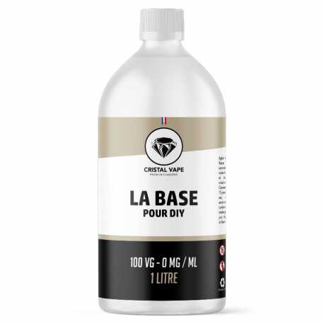 Base 00/100 1 litre - Cristal vape