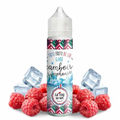 Framboise Symphonie Givré 50ml - Le Coq Qui Vape