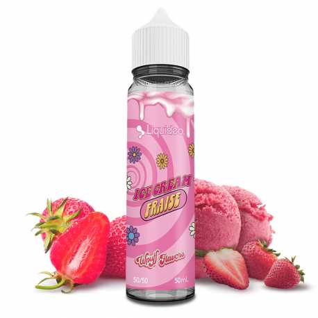 Ice Cream Fraise 50ml - Wpuff Flavors