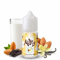 Concentré Lait Amande Vanille 30ml Milky - Le Coq Qui Vape