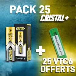 Pack 25 Accus 18650 35A + 25 VTC6 Offerts