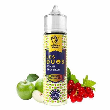 Pomme groseille 50ml - Le vapoteur breton