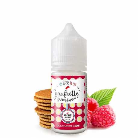 Concentré Gaufrette Framboise 30ml - Le Coq qui Vape