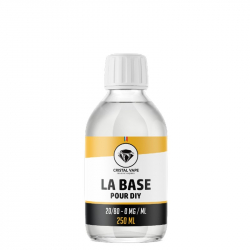 Base 20/80 250ml - Cristal Vape