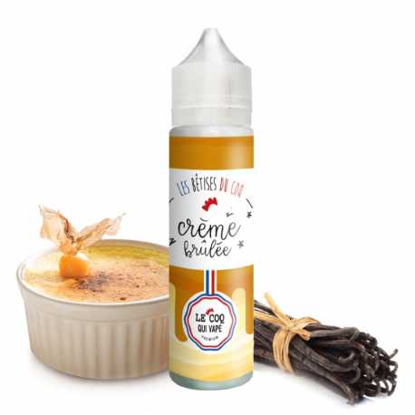 Crème Brûlée 50ml - Le Coq Qui Vape