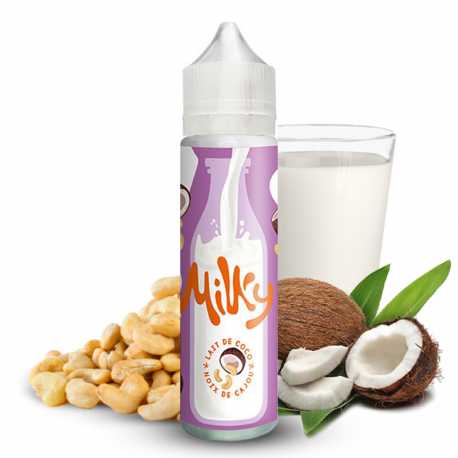 Lait de Coco Cajou 50ml Milky - Le Coq Qui Vape