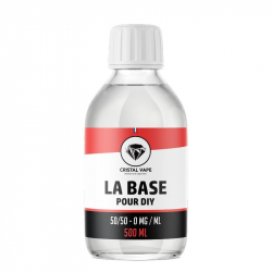 Base 50/50 500ml - Cristal vape