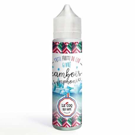 Framboise Symphonie Givré 50ml - Le Coq Qui Vape