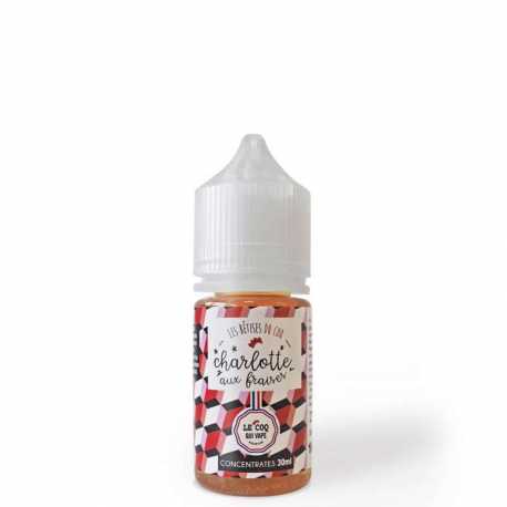 Concentré Charlotte Aux Fraises 30ml - Le Coq Qui Vape