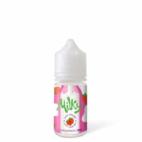 Concentré Lait Fraise 30ml Milky - Le Coq Qui Vape