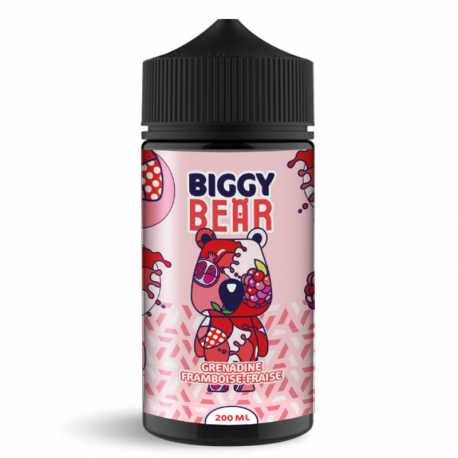 Grenadine Framboise Fraise 200ml - Biggy Bear