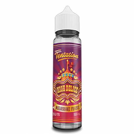 Milkshake fraise 50ml - Liquideo