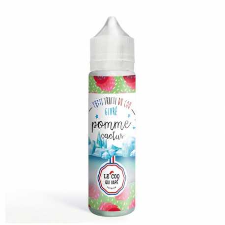 Pomme Cactus Givré 50ml - Le Coq Qui Vape