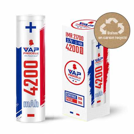 Accu IMR 21700 4200mah 30A - Vap Procell