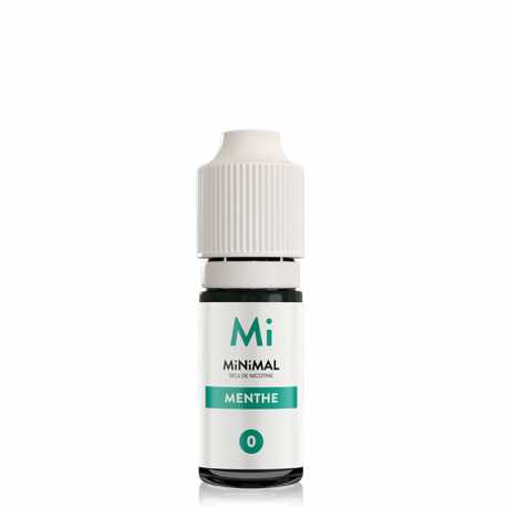 E-liquide sel de nicotine Menthe - Minimal