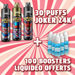 30 Puffs Joker 24K + 100 Boosters Offerts