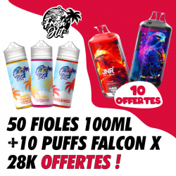 Pack 50 Fresh Hit + 10 JNR Falcon X 28000 OFFERTES