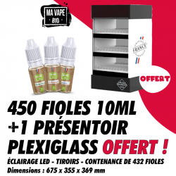 Pack 450 Ma Vape Bio + 1 Présentoir Plexiglass OFFERT