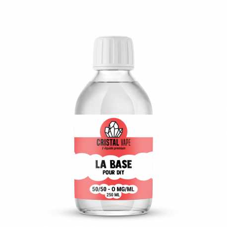 Base 50/50 250ml - Cristal vape