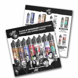 Carte des saveurs Tattoo Vape