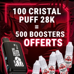 100 Cristal Puff 28K + 500 Boosters OFFERTS