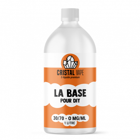Base 30/70 1 litre - Cristal Vape