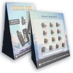 Carte des saveurs Cristal Puff