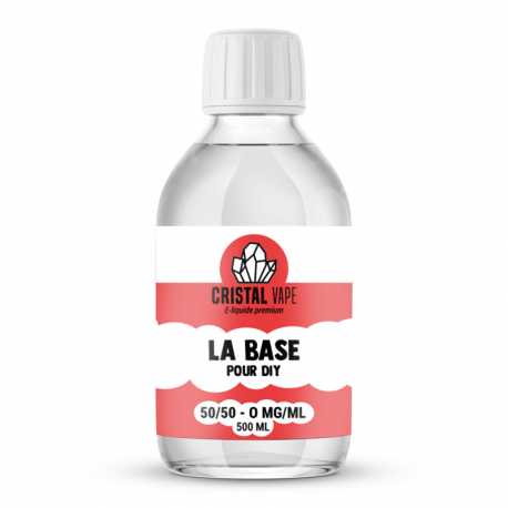 Base 50/50 500ml - Cristal vape