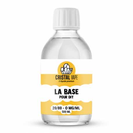 Base 20/80 500ml - Cristal Vape