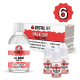 Pack base/booster 50/50 - Cristal vape