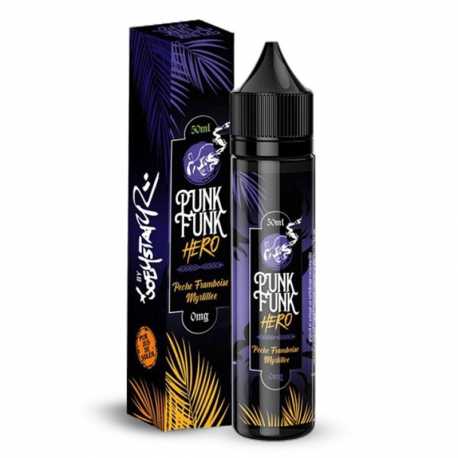 Pêche Framboise Myrtille 50ml Punk Funk Hero