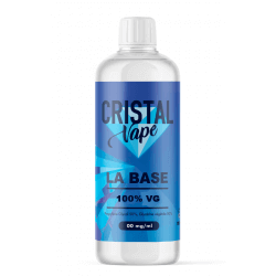 Base 00/100 1 litre - Cristal vape