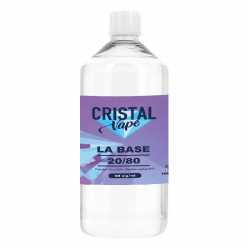 Base 20/80 1 litre - Cristal Vape