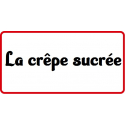 La crêpe sucrée